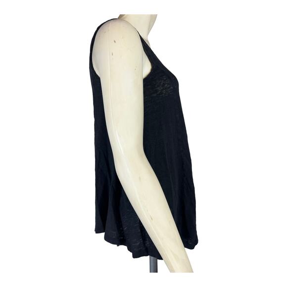 Hatch Maternity The Linen Swing Tank Black sz 2 - Picture 6 of 6
